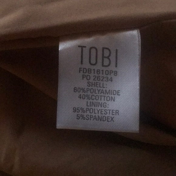 TOBI black lace dress Sz L - Picture 5 of 5